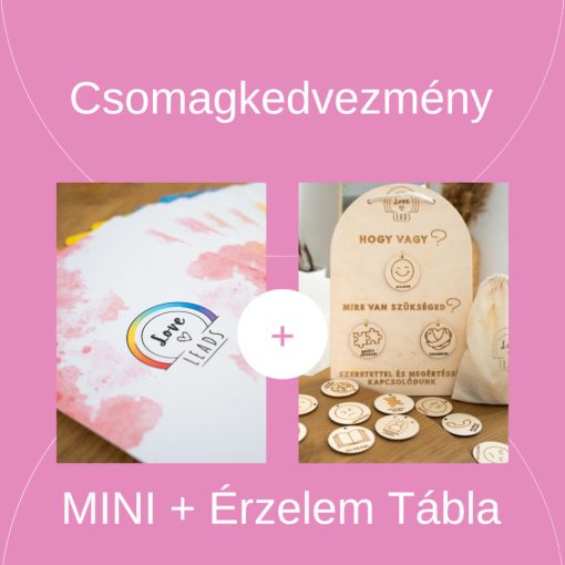 Érzelem tábla & MINI kártyák + e-book csomagkedvezménnyel