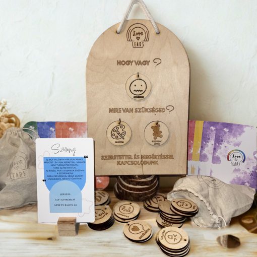 Érzelem tábla & MINI kártyák + e-book csomagkedvezménnyel