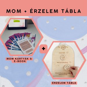   Érzelem Tábla & MOM kártya és e-book csomagkedvezménnyel