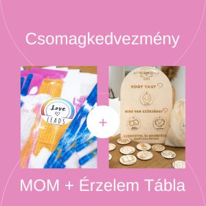   Érzelem Tábla & MOM kártya és e-book csomagkedvezménnyel